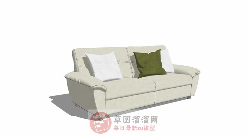 双人座沙发家具SU模型