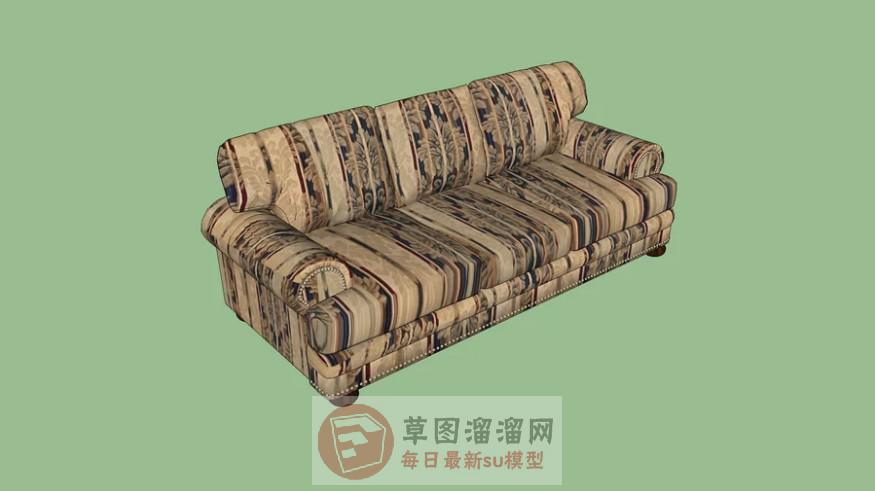 美式沙发家具SU模型