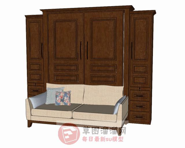 衣柜沙发家具SU模型