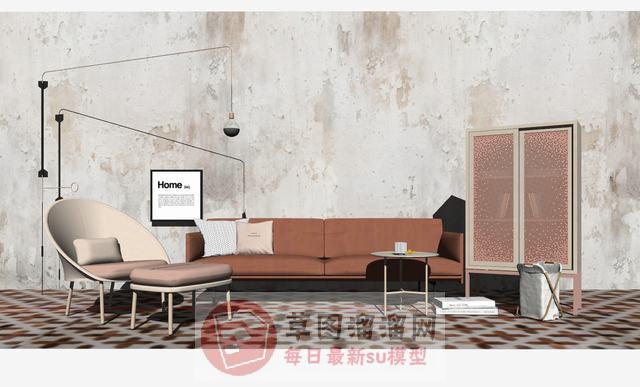 软装沙发家具SU模型