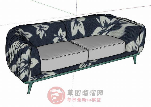 沙发两人座家具SU模型