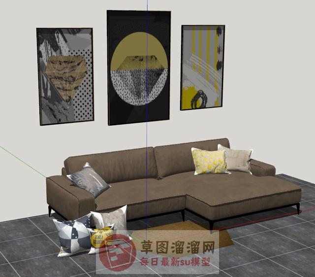 沙发家具SU模型