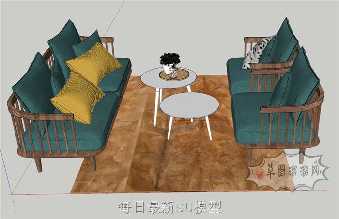 沙发家具SU模型