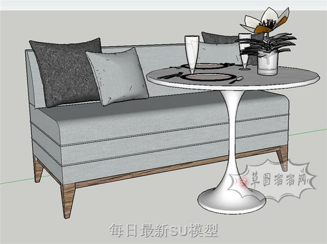 沙发家具SU模型