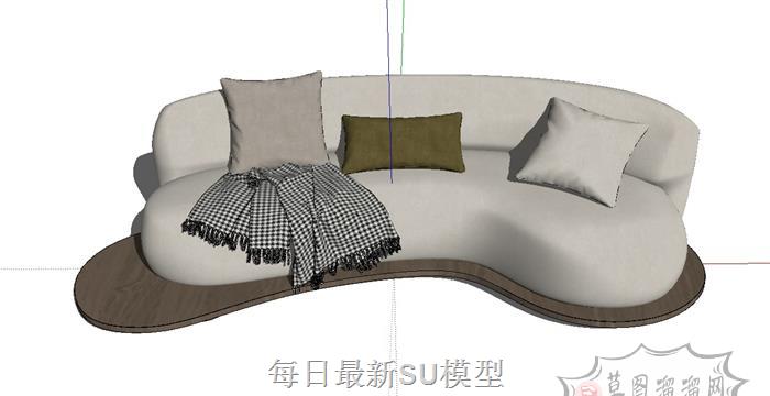 沙发SU模型