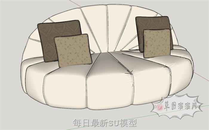 沙发SU模型