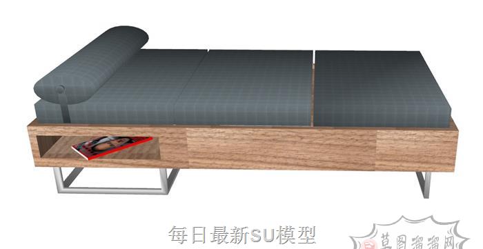 沙发床SU模型