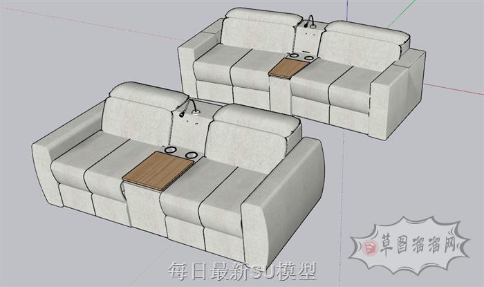 沙发SU模型