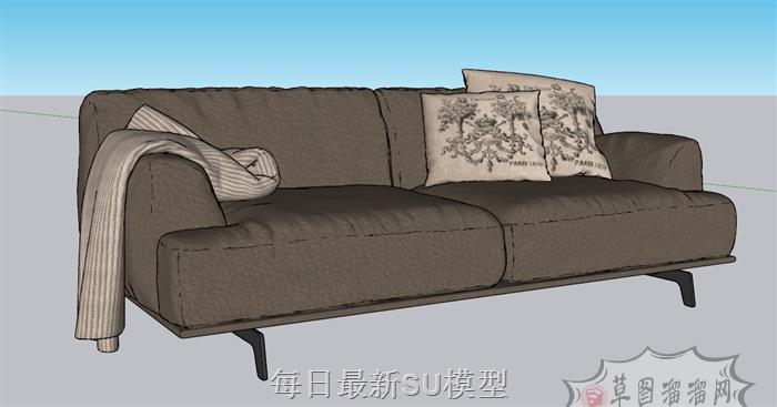 布艺沙发SU模型
