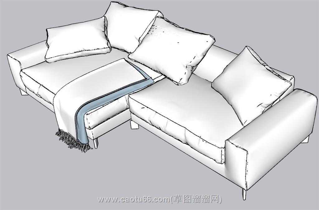 沙发SU模型