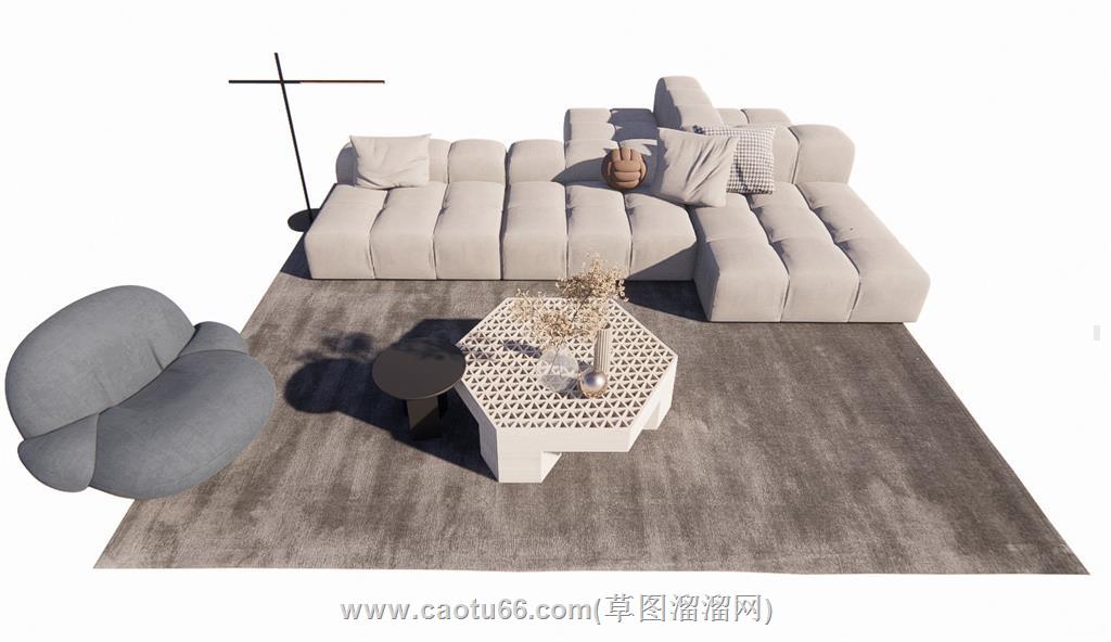 沙发SU模型