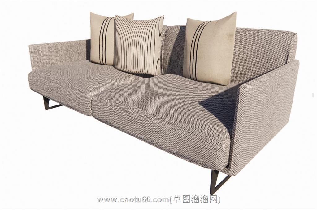 布艺沙发SU模型