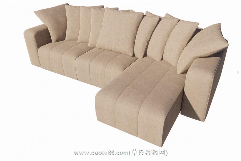 L形沙发SU模型