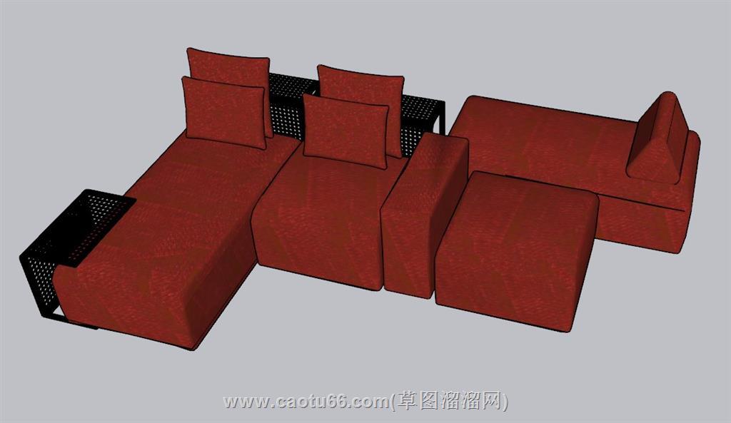 沙发SU模型