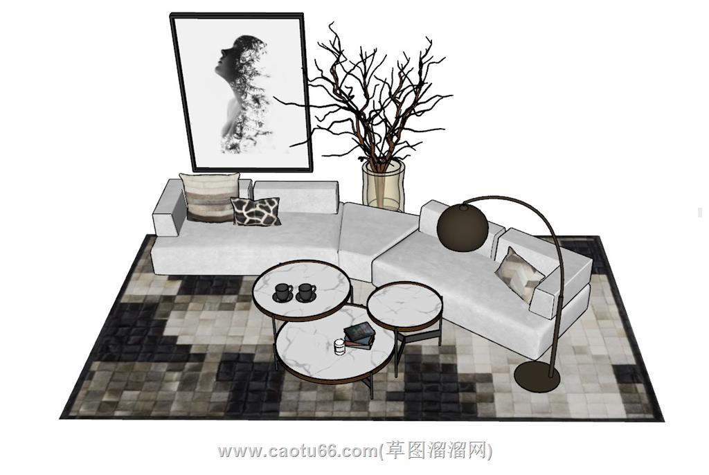 沙发SU模型