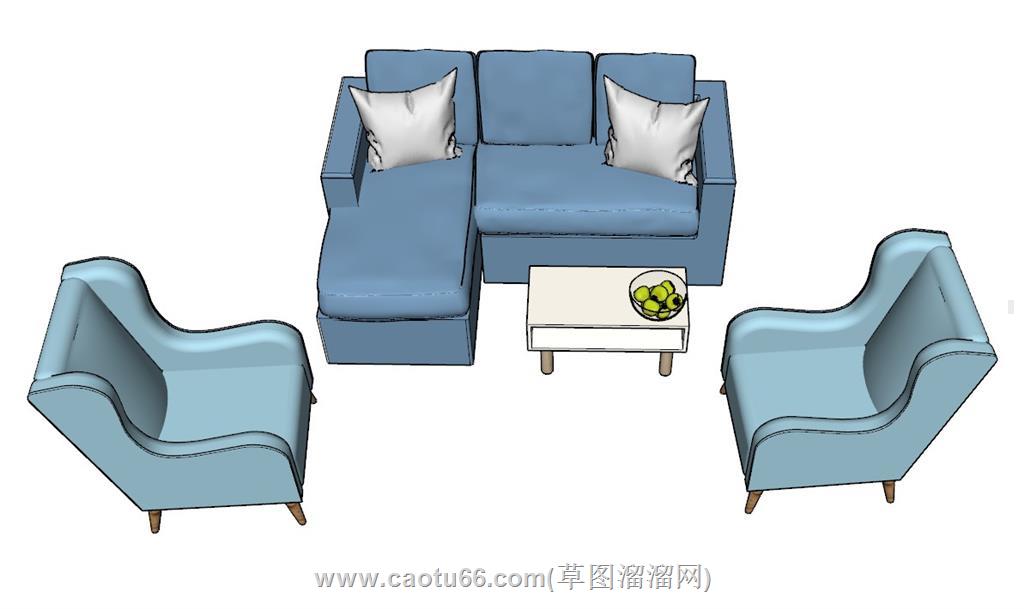 沙发SU模型