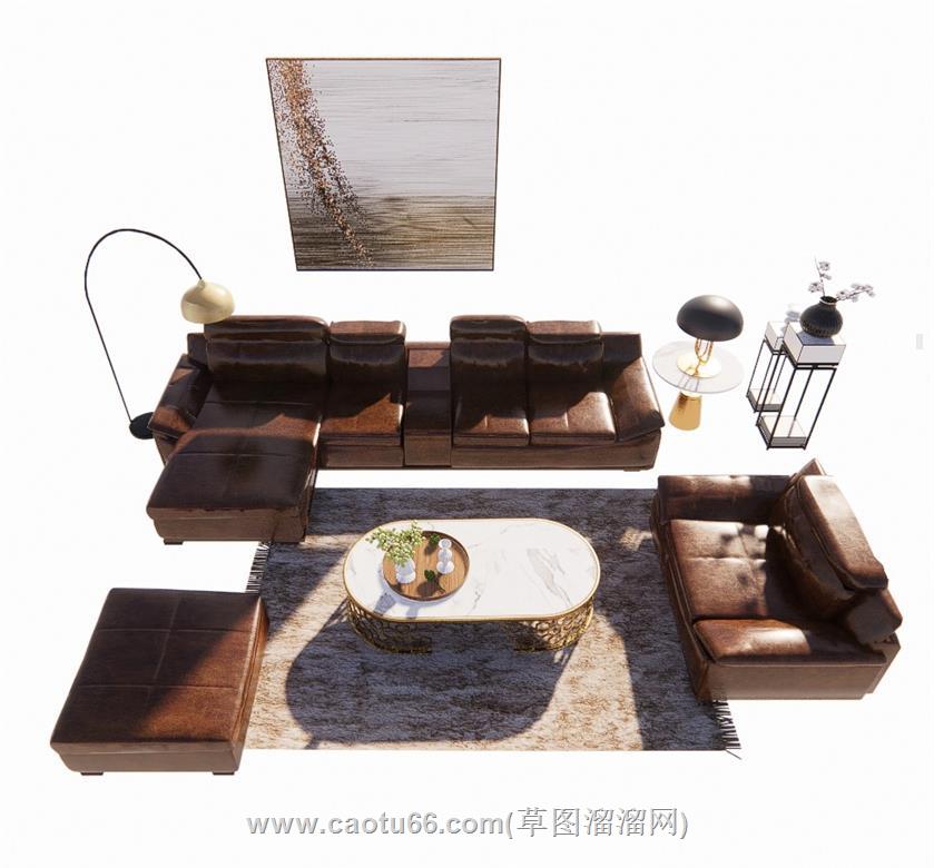 沙发SU模型
