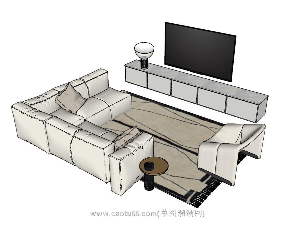 沙发SU模型