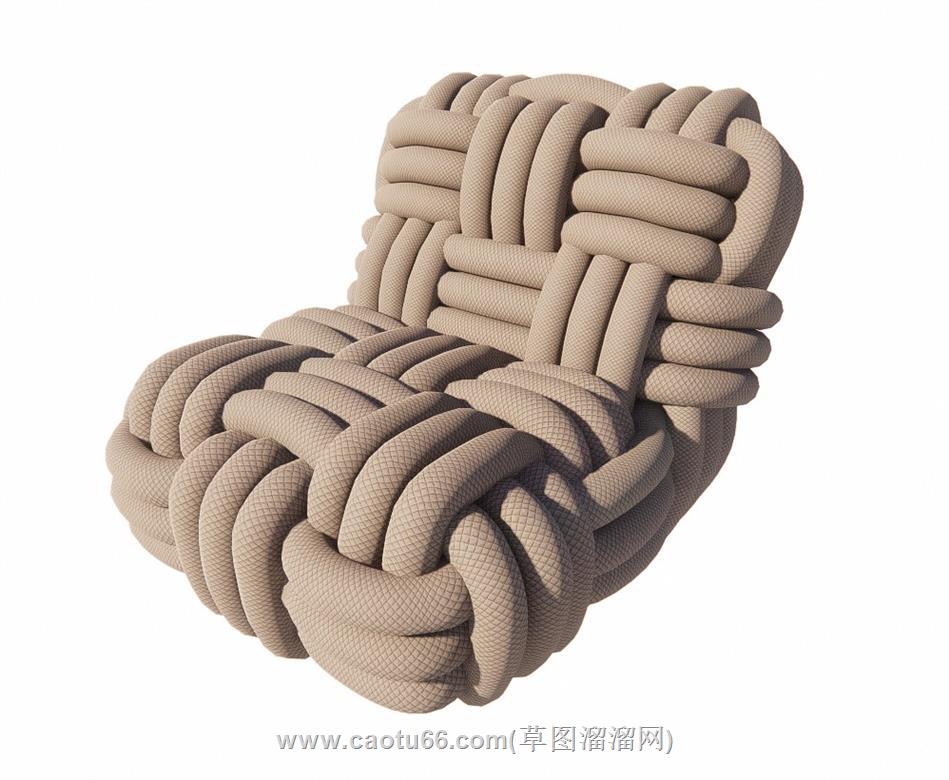 毛线造型沙发SU模型