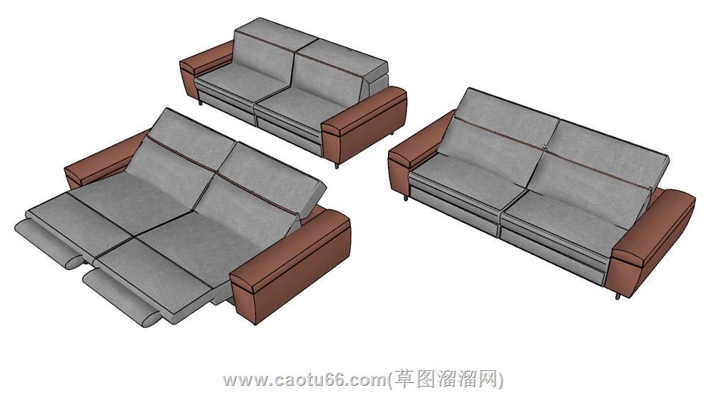 功能沙发SU模型