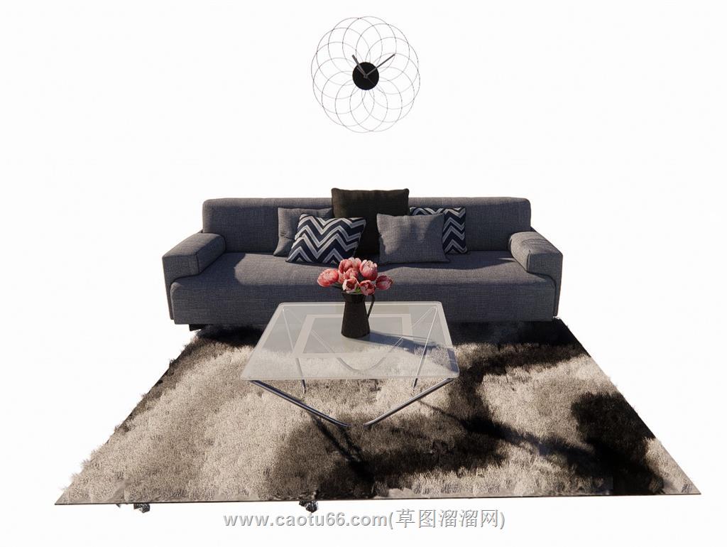 沙发SU模型