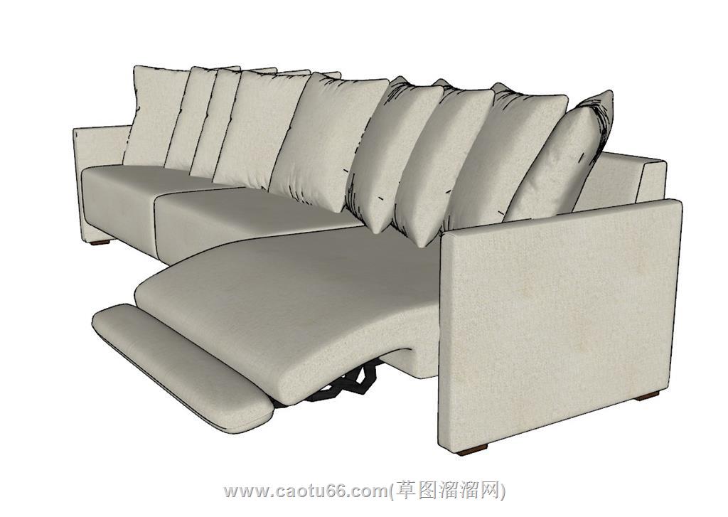 功能沙发SU模型