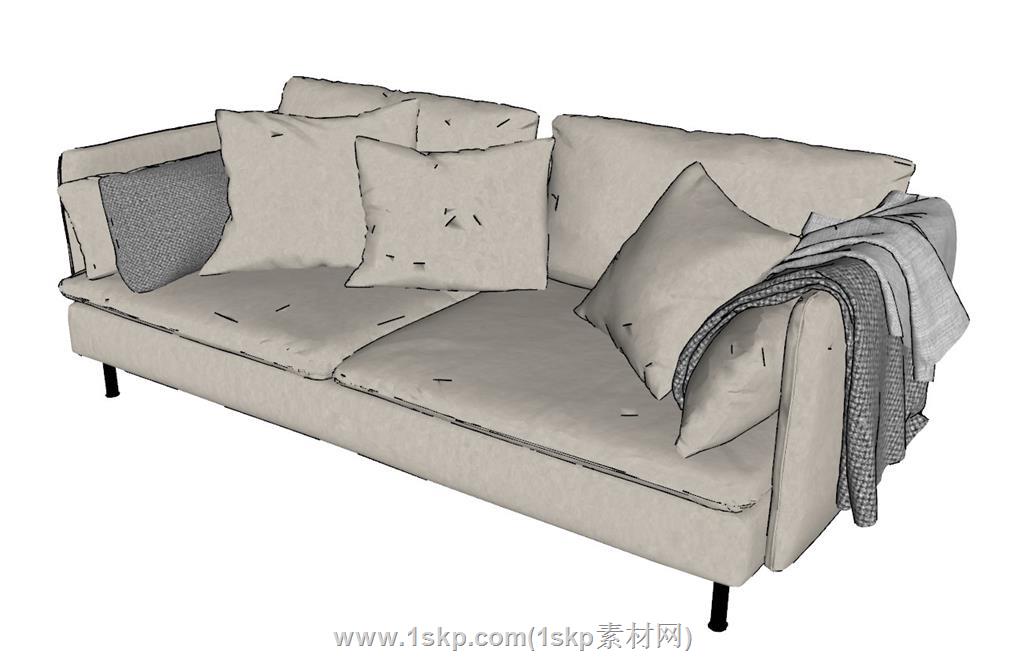 沙发SU模型