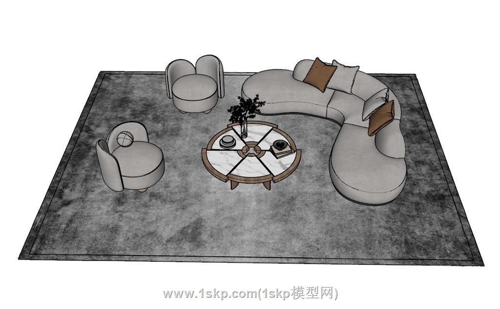沙发SU模型