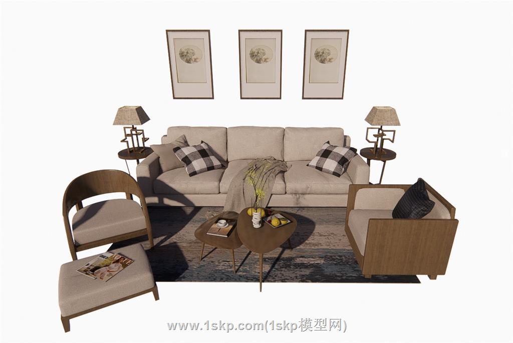 沙发家具SU模型