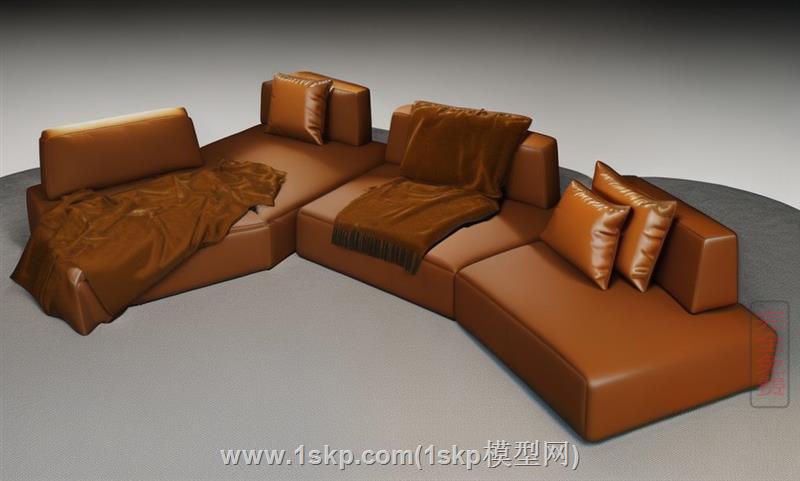 棕色系的沙发
