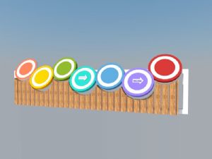 幼儿园儿童景墙指示牌SU模型