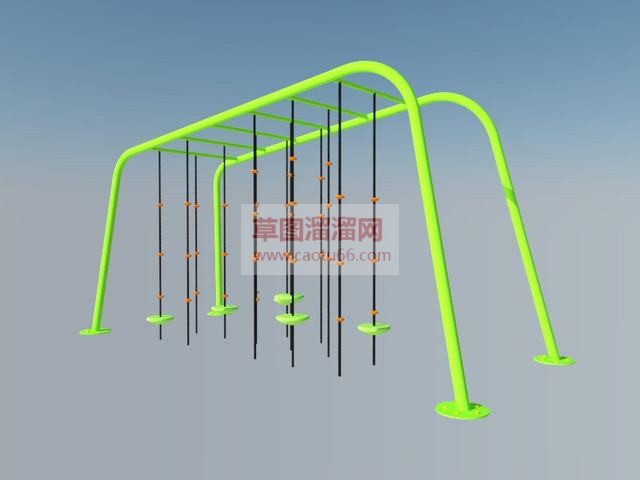 攀爬运动器材SU模型