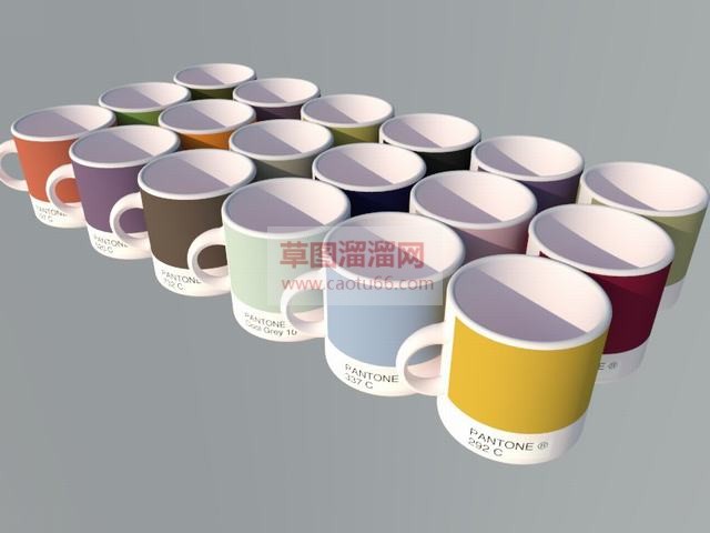 茶杯杯子咖啡杯SU模型