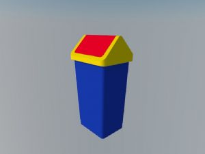 儿童垃圾桶垃圾箱SU模型 免费sketchup模型下载
