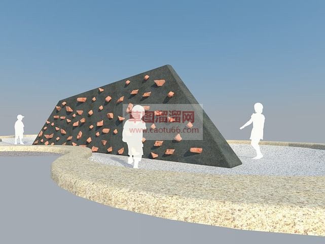 儿童游乐区域SU模型