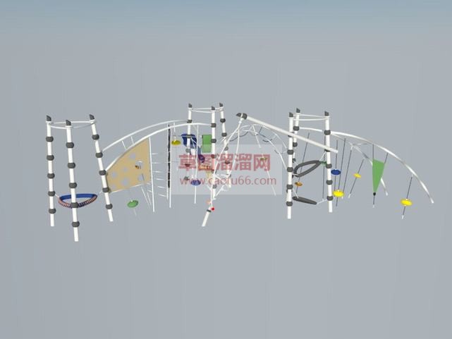 儿童游乐设施SU模型