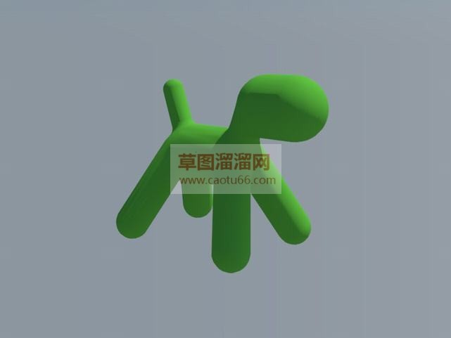 玩具小木马SU模型