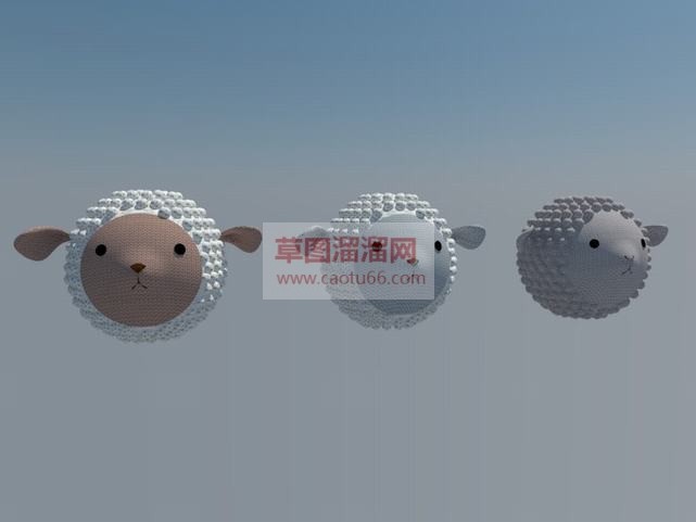 喜洋洋布娃娃SU模型