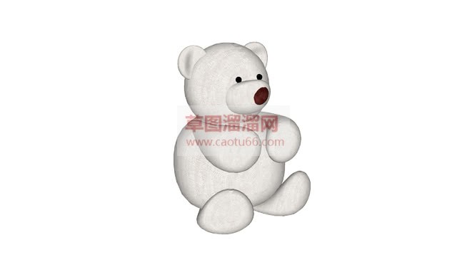 玩具熊娃娃库SU模型