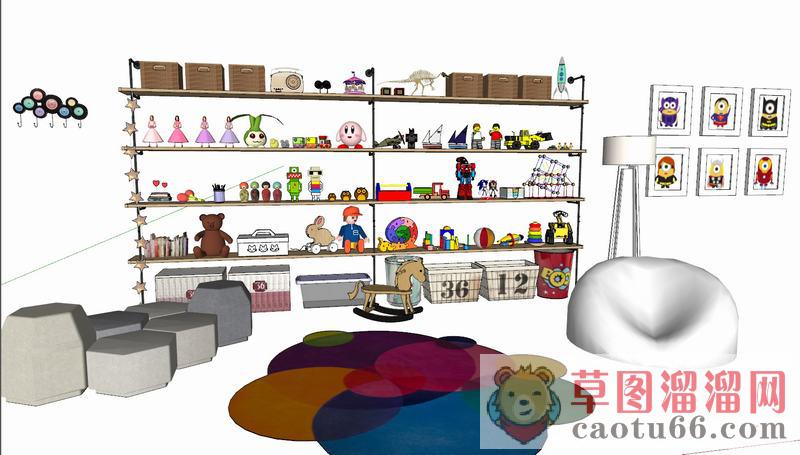 儿童玩具SU模型