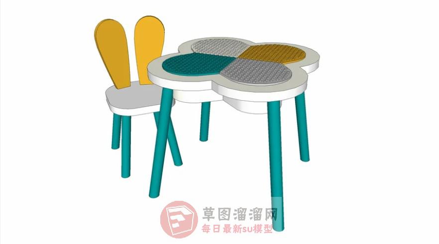儿童积木乐高SU模型