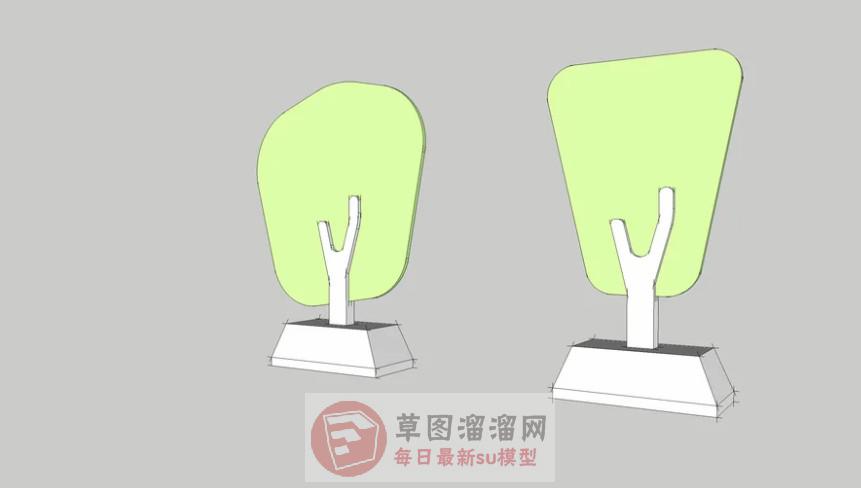 儿童分区树SU模型