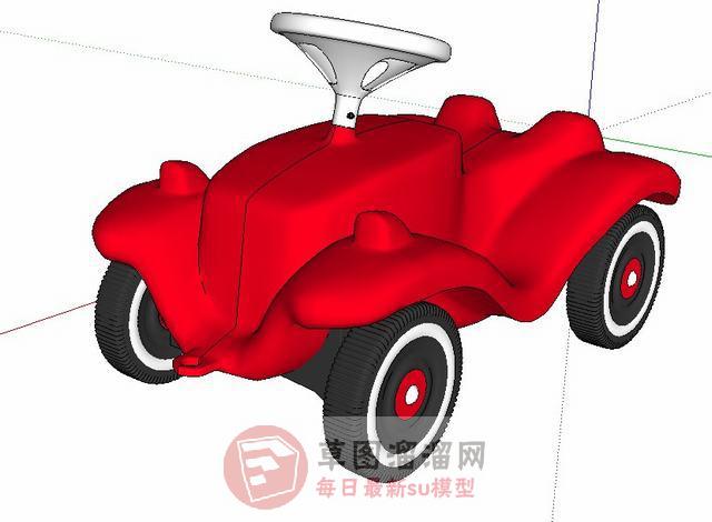 儿童玩具车SU模型