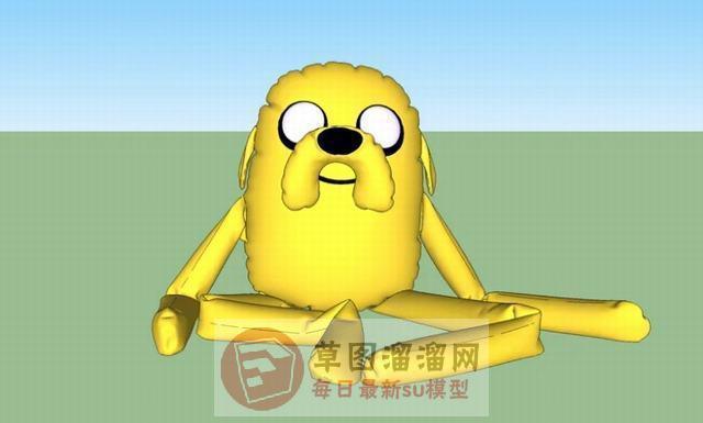 儿童充气玩具SU模型