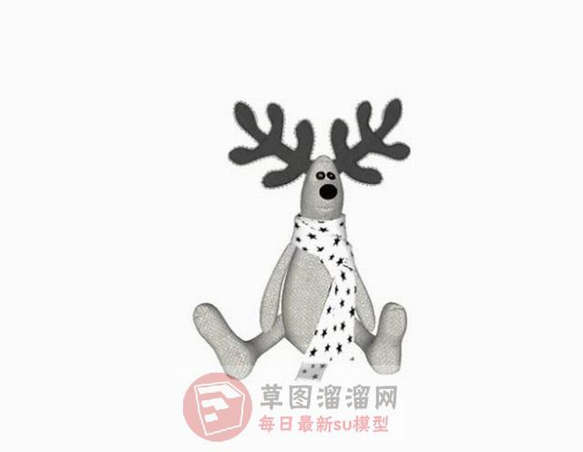 儿童玩具布娃娃SU模型