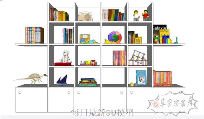 儿童乐高玩具SU模型