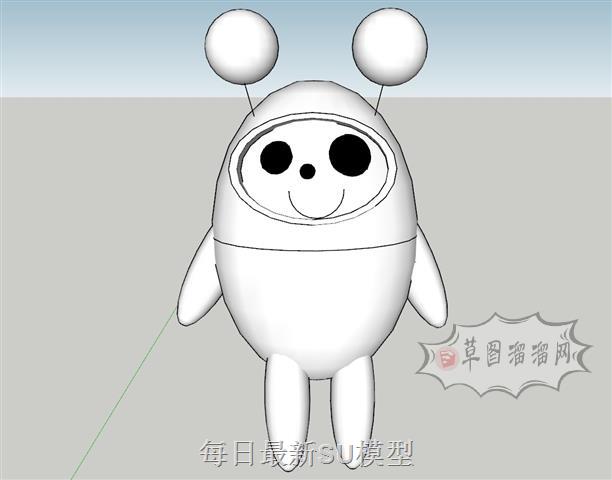 玩具娃娃SU模型