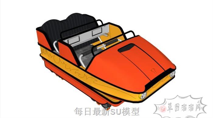 过山车游乐SU模型