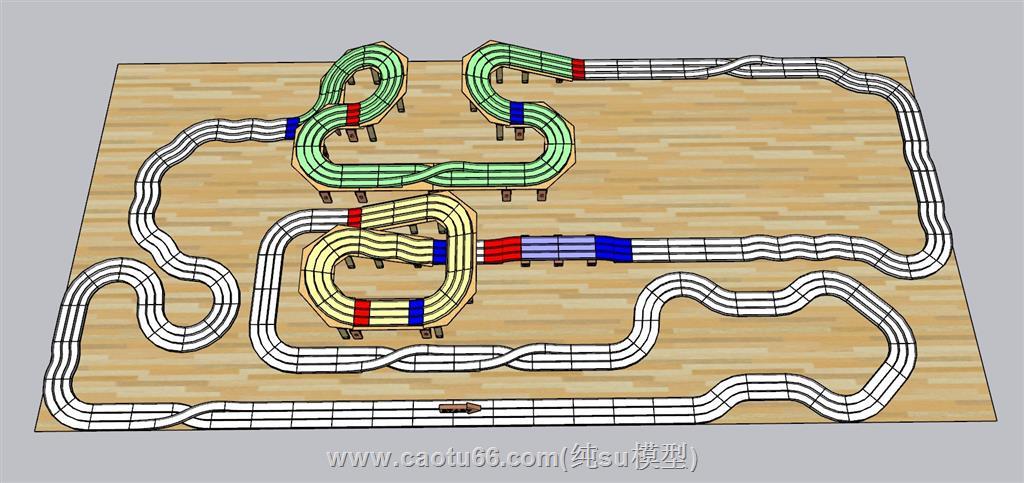 玩具赛道SU模型