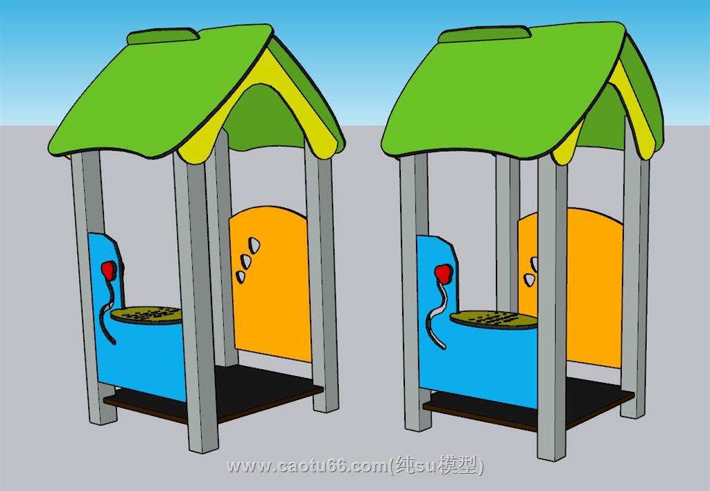 儿童小屋游乐SU模型